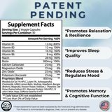 CalmIQ: Calming Capsules - Breakthrough to Calm, Improve Sleep & Reduce Anxiety with Ashwagandha, Magnesium, L-Theanine, GABA, 5-HTP, Biotin, Rhodiola, Valerian