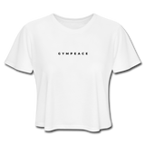 Gympeace Cropped T-Shirt - white